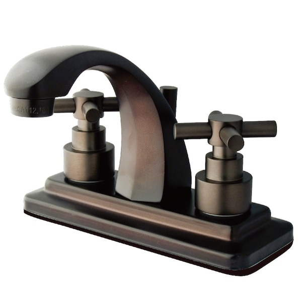 KS4645EX 4" Centerset Bathroom Faucet, Oil Rubbed Bronze